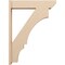Ekena Millwork 7 1/2-in W x 34-in D x 46-in H Balboa Slat Rough Cedar Woodgrain TimberThane Outlooker, Primed Tan OUTUR075X34X46BOA24RCPR - alternate 5